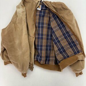 Vintage Carhartt Brown Plaid Lined Jacket